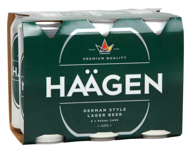 Haagen Lager Cans 6x440ml