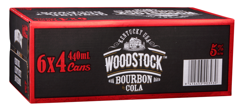Woodstock 4.8% 4x440C - Liquor Library