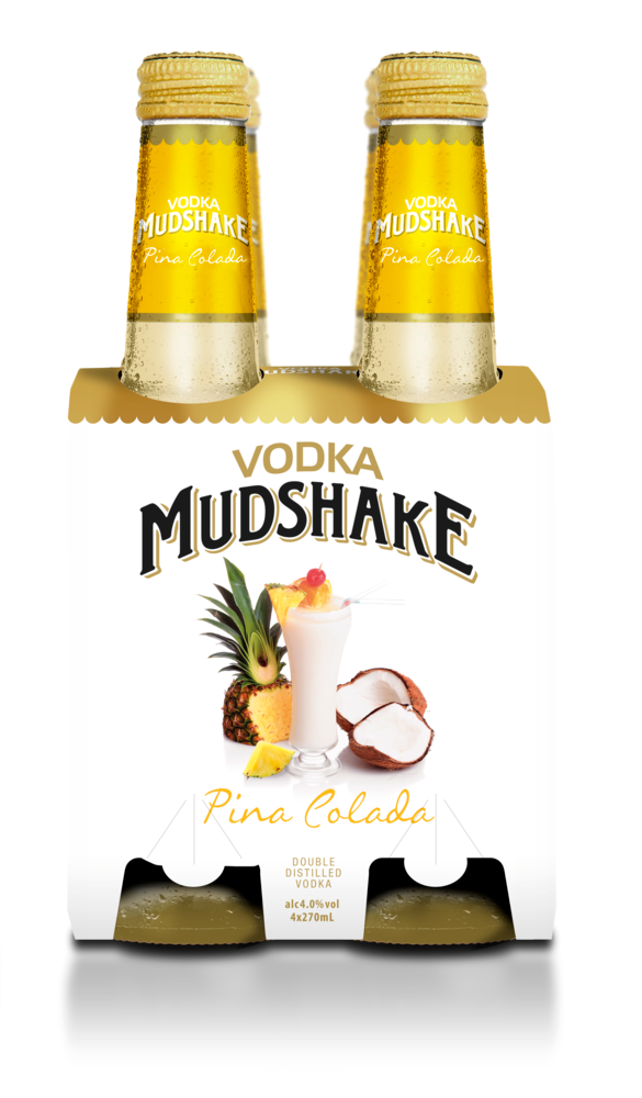Mudshake Pina Colada 4x270B - Liquor Library