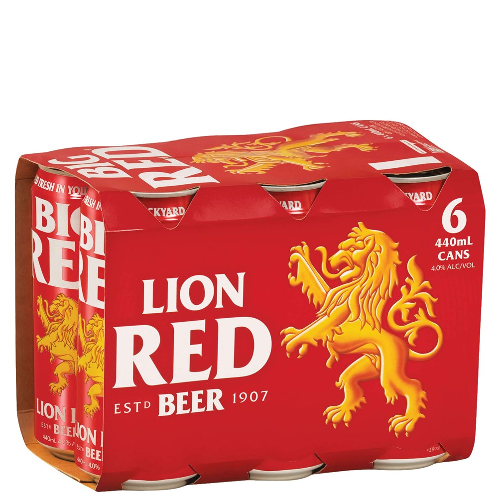 Lion Red 6x440ml Cans