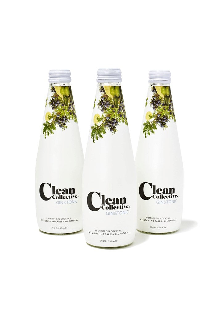 Clean Coll Gin & Tonic 4x300ml