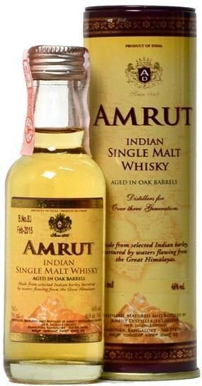 Amrut Single Malt 50ml - Liquor Library