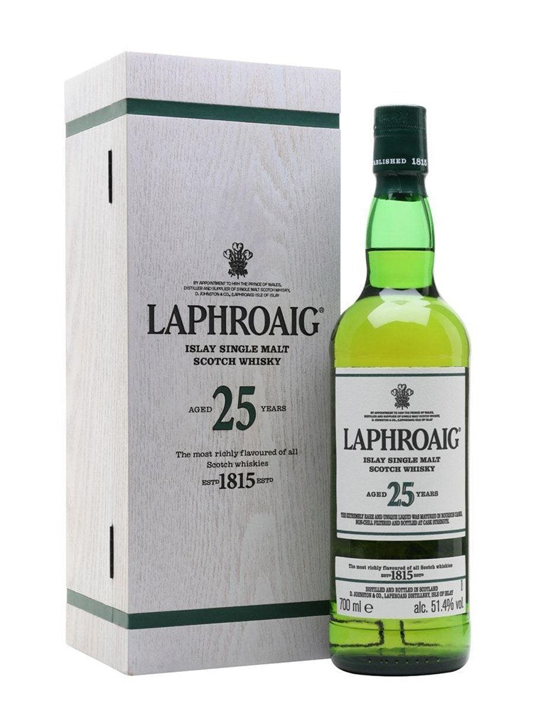 Laphroiag 25 Yrs 700ml - Liquor Library