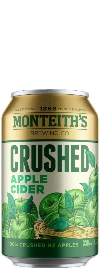 Monteiths Crsh Apl Cn 10x330ml