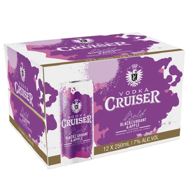 Cruiser Blackcurrant 12x250C