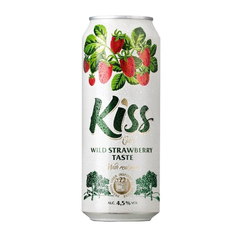 Kiss Wild Straw Cider Cn 500mL