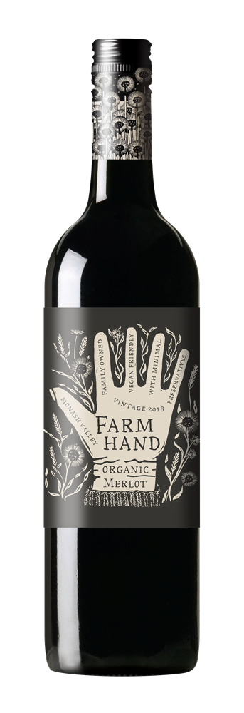 Farm Hand Organic Merlot 750ml