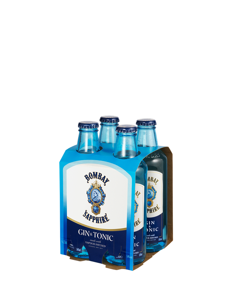Bombay Gin & Tonic 4x275B - Liquor Library