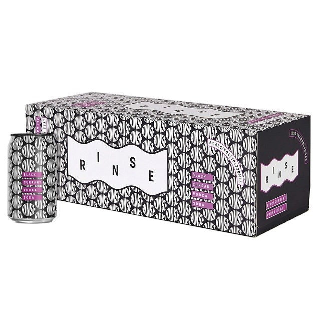 Rinse Blk Currant 10x330 Can - Liquor Library