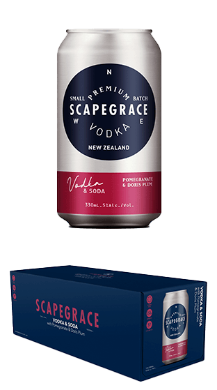 Scapegrace Vodka Pomeg 10x330C