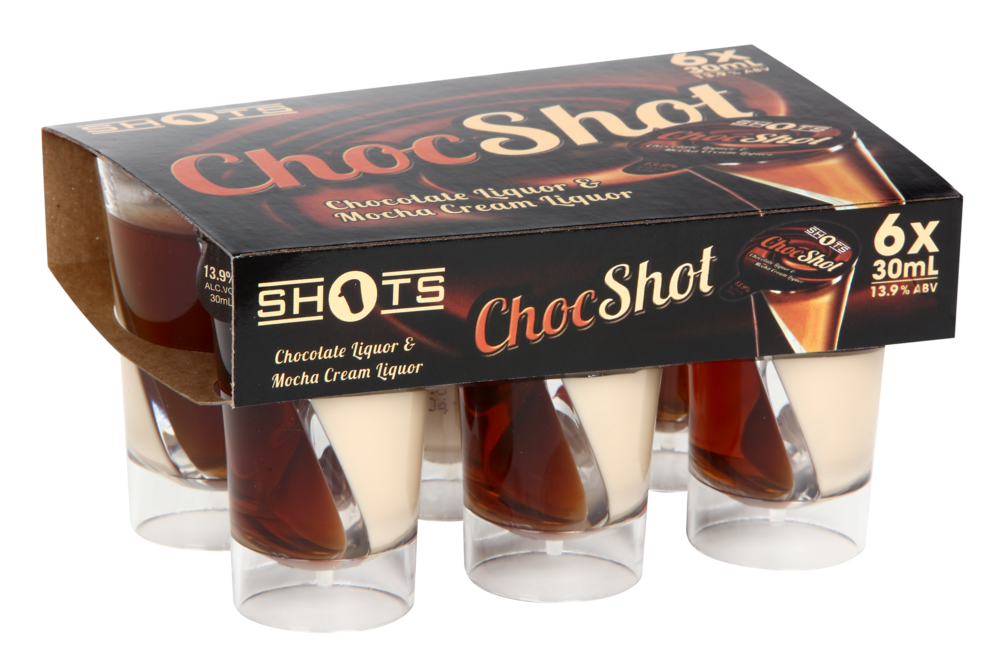 Shots Choc Shot 6pk