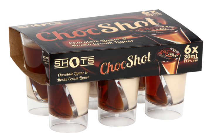 Shots Choc Shot 6pk