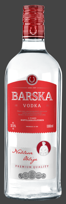 Barska Red 37.5% Vodka 1L
