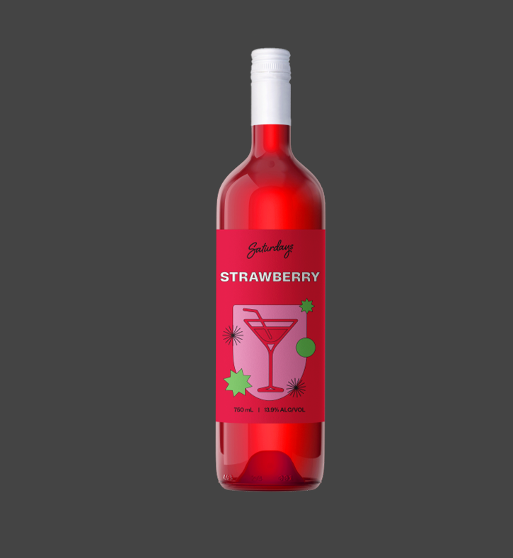 Saturdays Strawberry 750ml