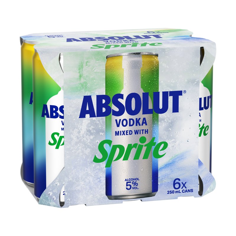 Absolut Sprite 5% 6x250C