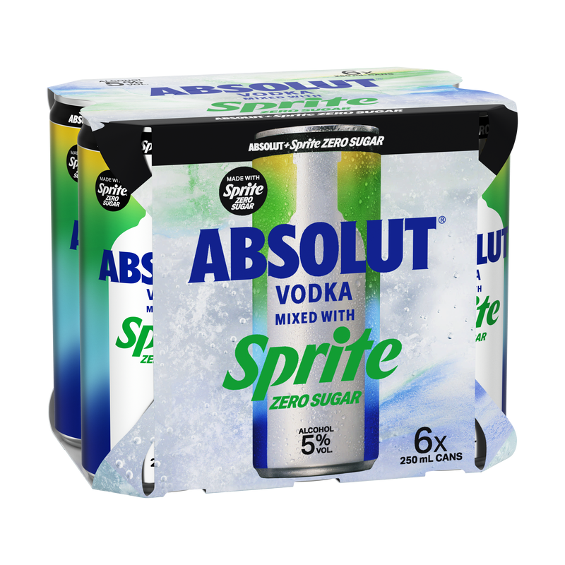 Absolut Sprite Zero 6x250C