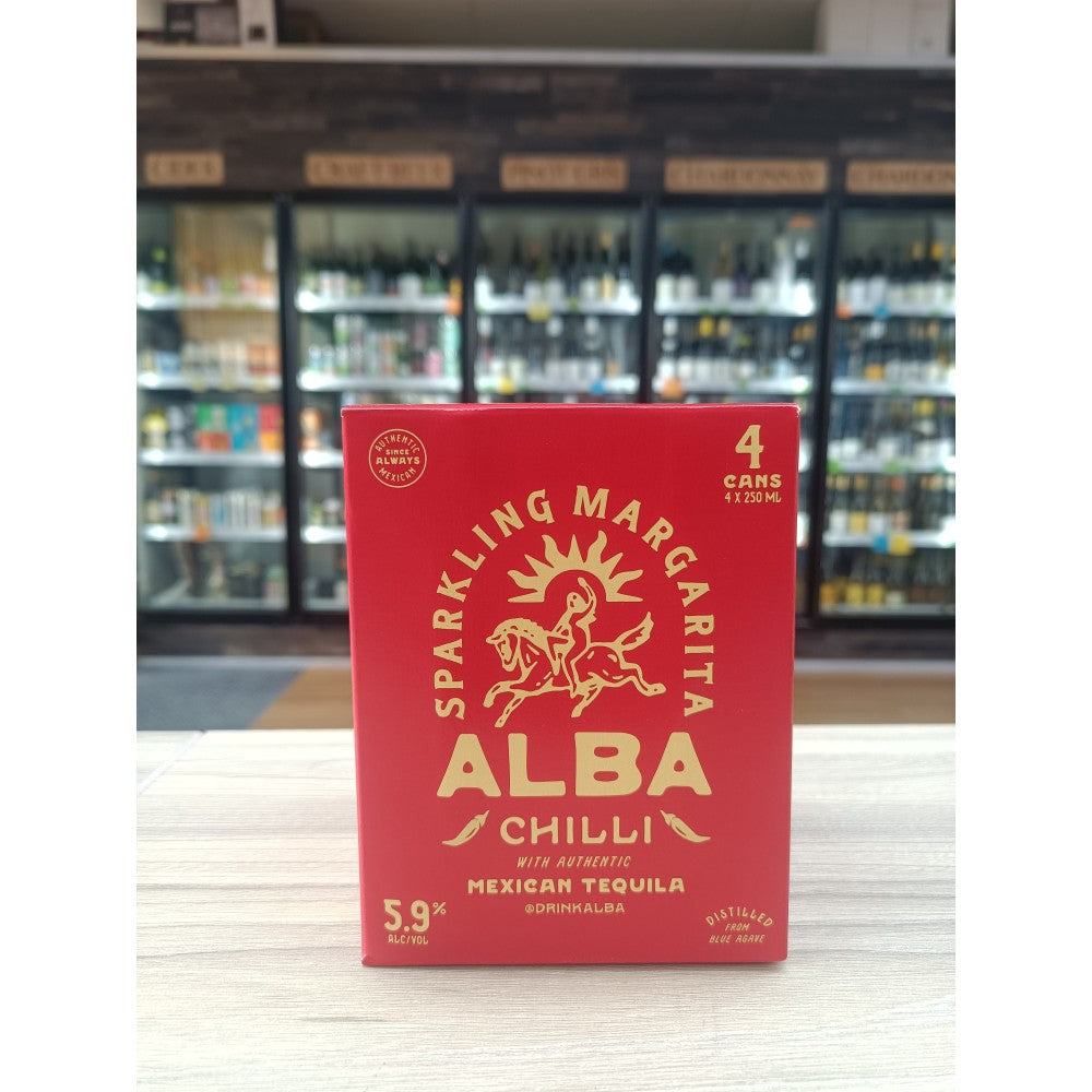 Alba  Chilli Margarita 4x250ml Cans