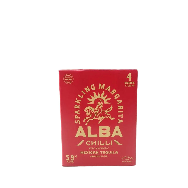 Alba  Chilli Margarita 4x250ml Cans - Liquor Library