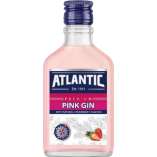 Atlantic Pink Gin  37.5%  200ml - Liquor Library