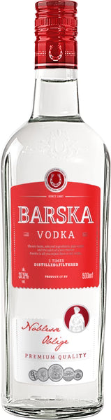 Barska Red 37.5% Vodka 500ml