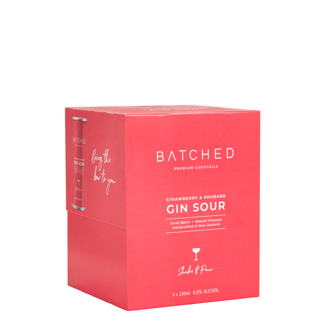 Batched Gin Sour 4x230C - Liquor Library