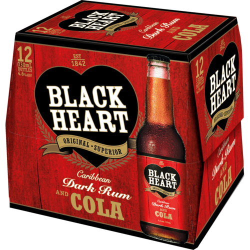 Black Heart 4.6% 12x330B - Liquor Library
