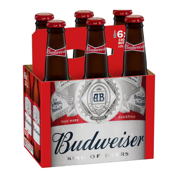 Budweiser 6x330B - Liquor Library