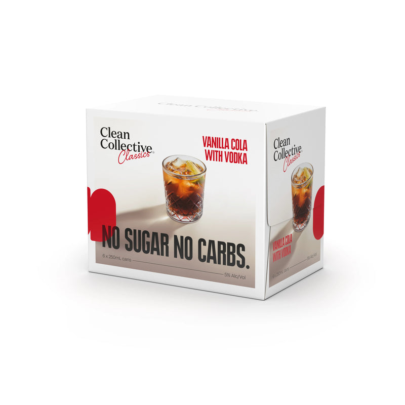 Clean Co Vanilla Cola 6x250C - Liquor Library