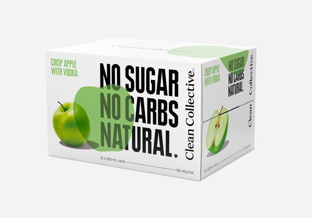 Clean Co Apple Vodka 12x250C