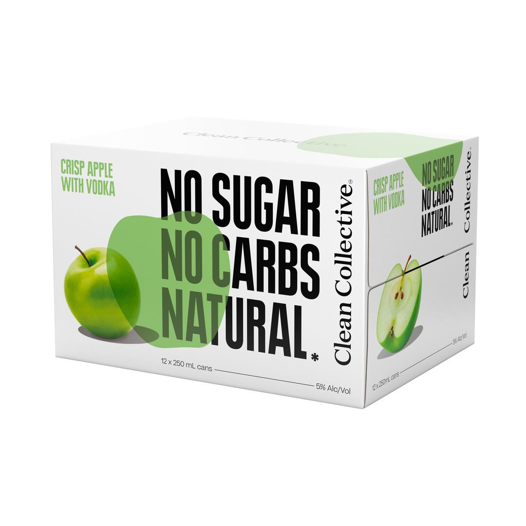 Clean Co Apple Vodka 12x250C - Liquor Library