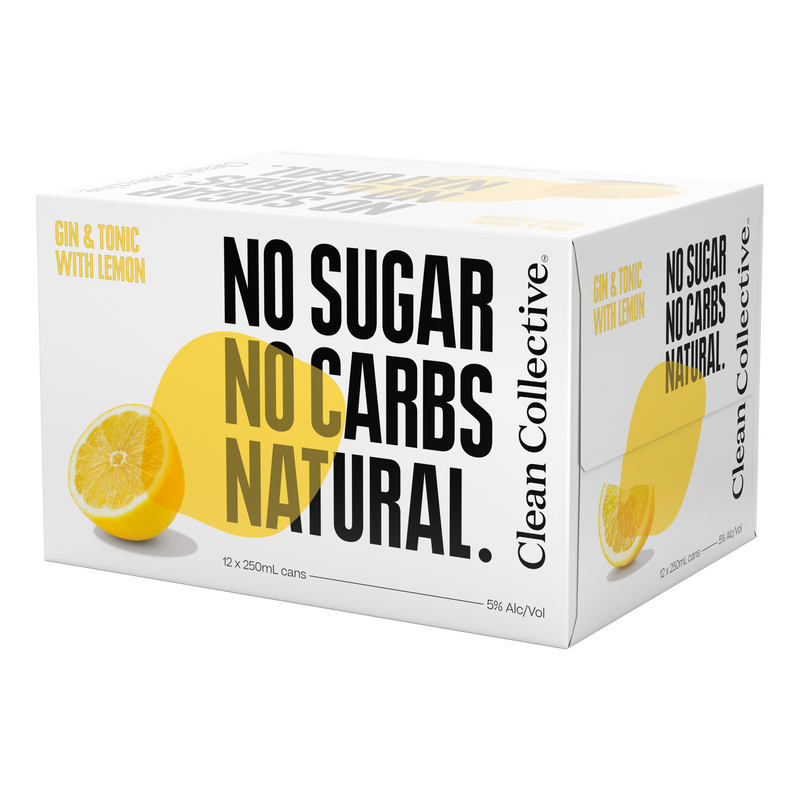 Clean Co G&T Lemon 12x250C