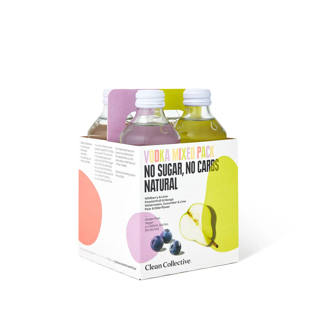 Clean Coll Mixed Vodka 4x330 Btls