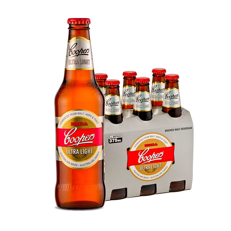 Coopers Ultra Light 6x375B - Liquor Library