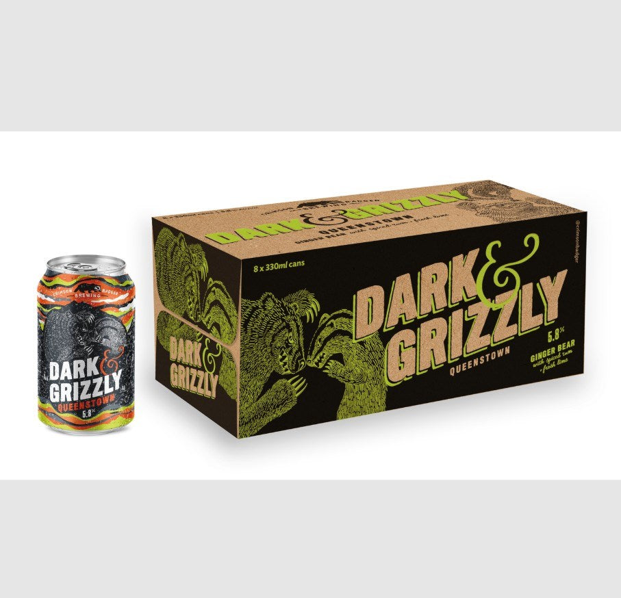 Crimson Bgr Dark & Grz 8x330C