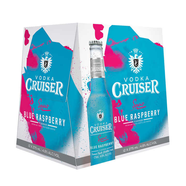 Cruiser Sour Blue Ras 12pkBottles - Liquor Library