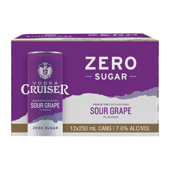 Cruiser Zero Grape 12x250C - Liquor Library