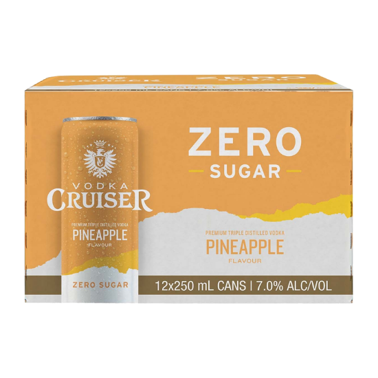 Cruiser Zero Pineapple 12x250C - Liquor Library