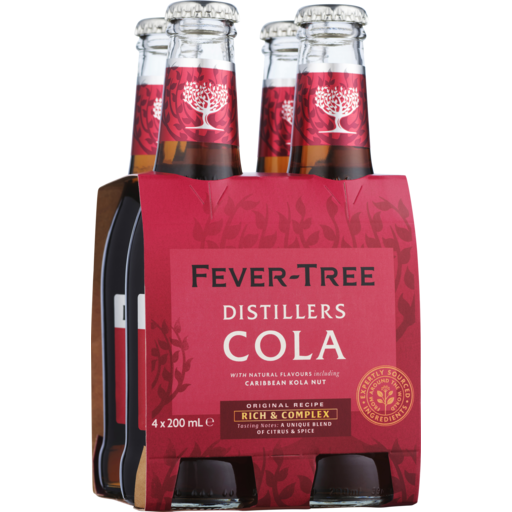 Fever Tree Dists Cola 4x200B - Liquor Library