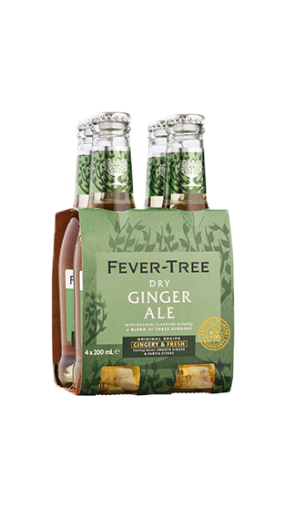 Fever Tree Ginger Ale 4x200B - Liquor Library