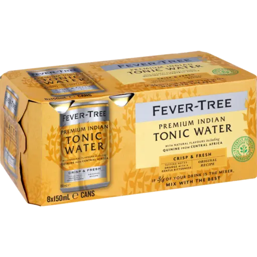 Fever Tree Indian Tonic 8x150C - Liquor Library