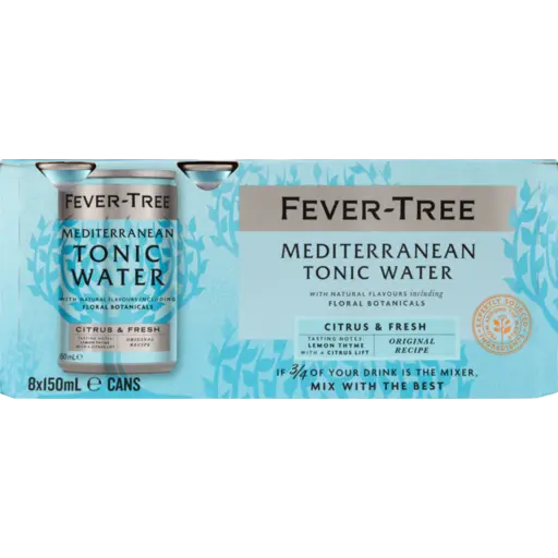 Fever Tree Medit Tonc 8x150C - Liquor Library