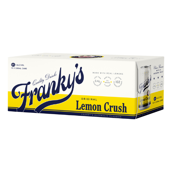 Franky Lemon Crush 10x330C - Liquor Library