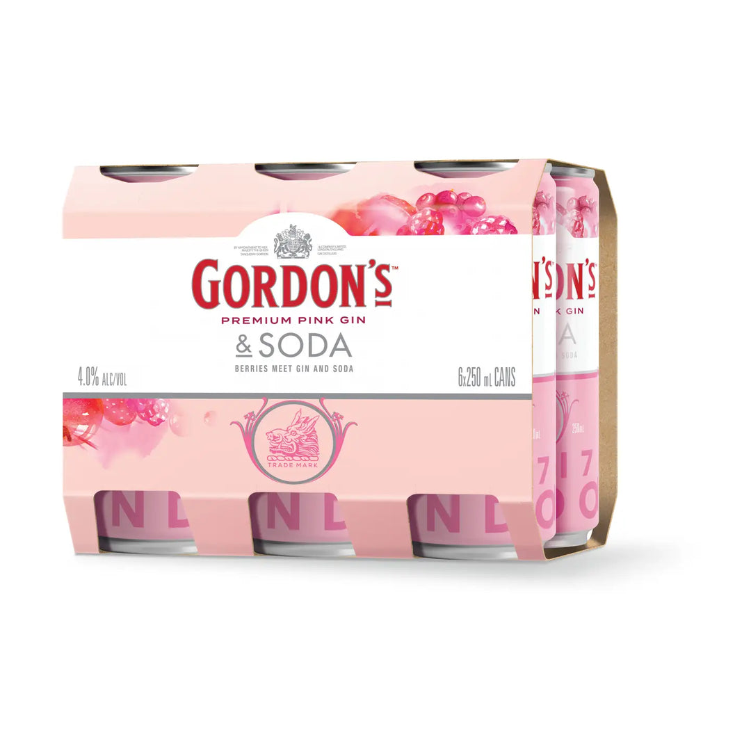 Gordons Pink Gin&Soda 6x250C