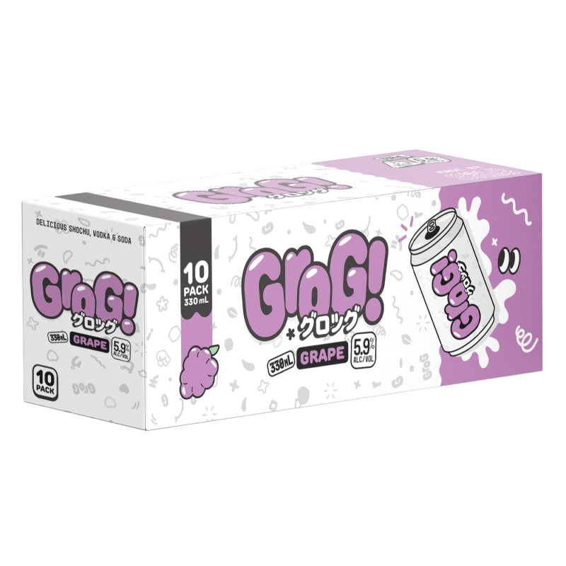Grog Grape 10x330ml Cans