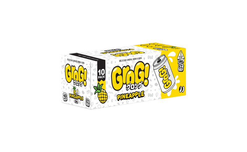 Grog Pineapple 10x330C - Liquor Library