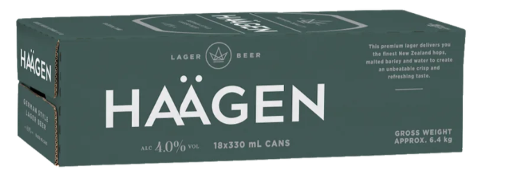 Haagen Lager 18x330C - Liquor Library