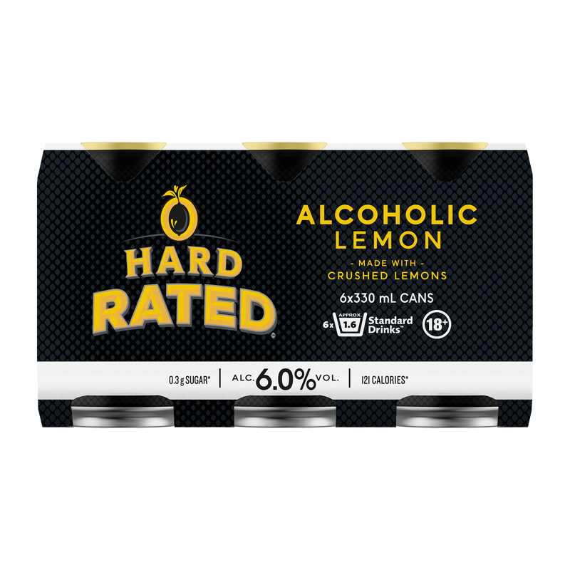 Hard Rated Lemon 6% 6x330C - Liquor Library