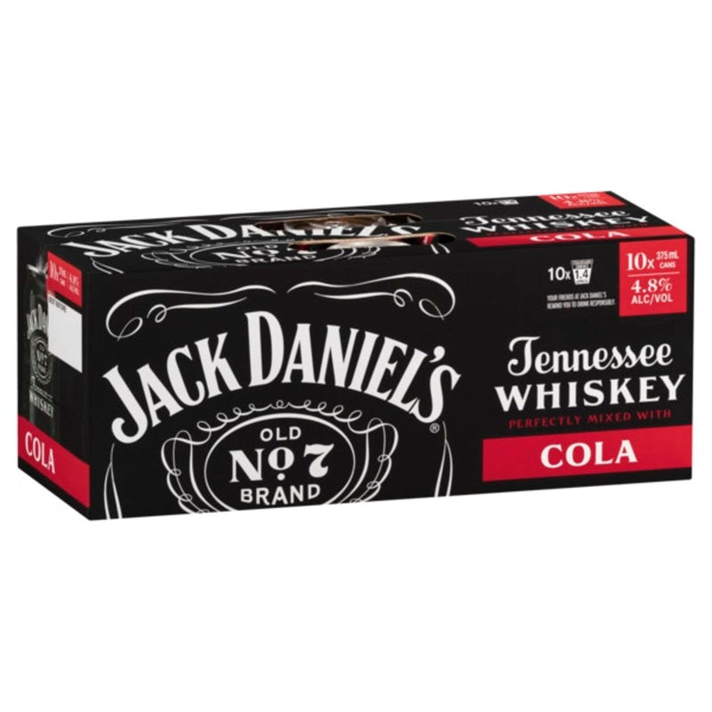 Jack Dans & Cola 10x375C - Liquor Library