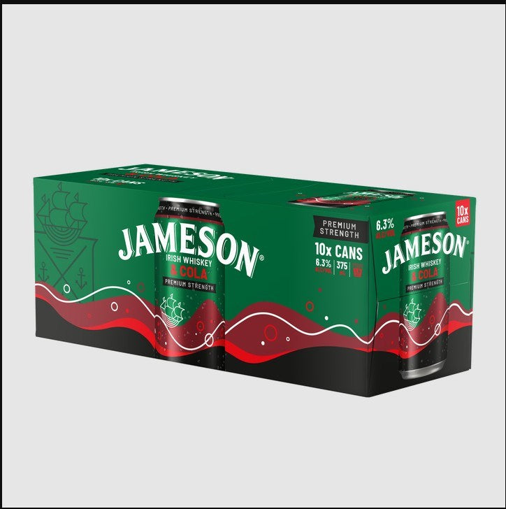 Jameson 4.8% Rw Cola 10x330C