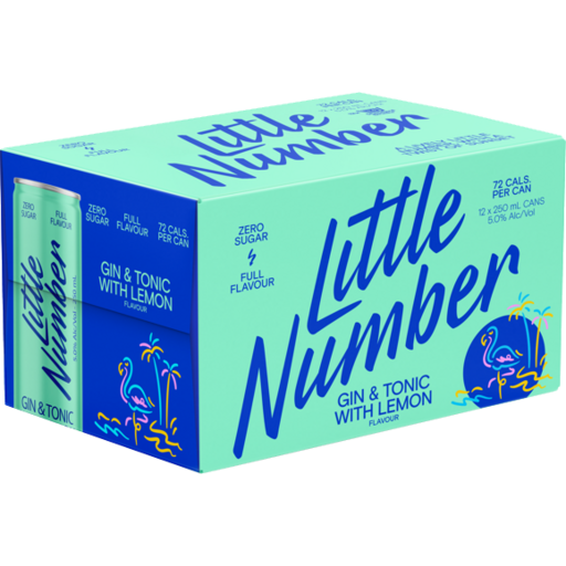 Little Number G&T Lemn 12x250C - Liquor Library